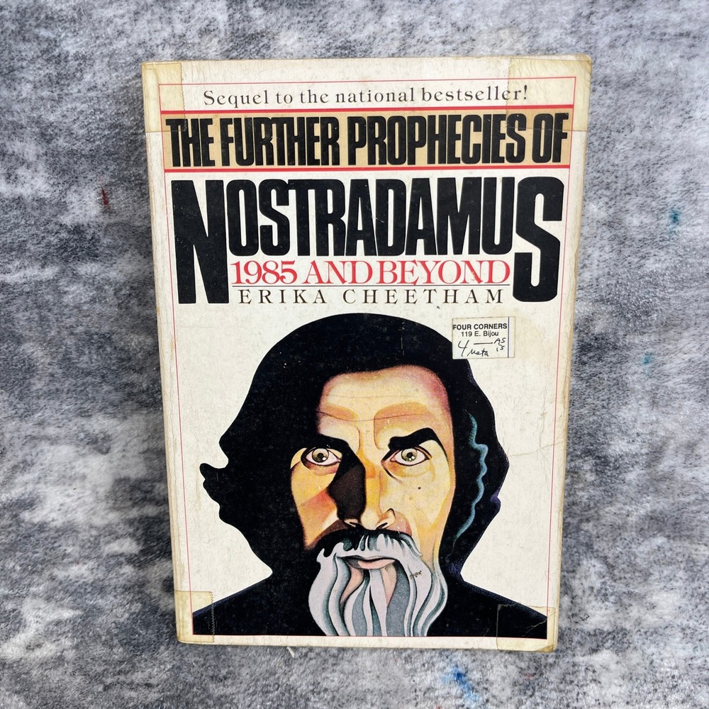The Further Prophecies of Nostradamus Erika Cheetham 1985 Occult Dark Academia